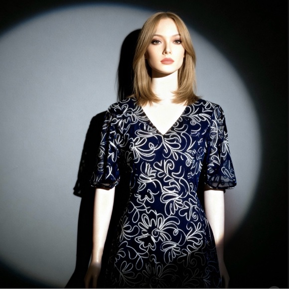 Tommy Hilfiger Special Occasion/Cocktail Black Dress - Picture 5 of 14